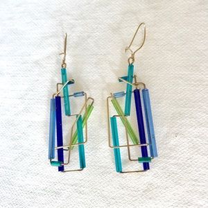 14k Gold “Barb Levy” designed Earrings